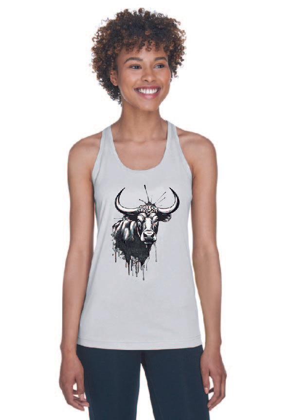 Bull Shirt Graphic Womens Tank