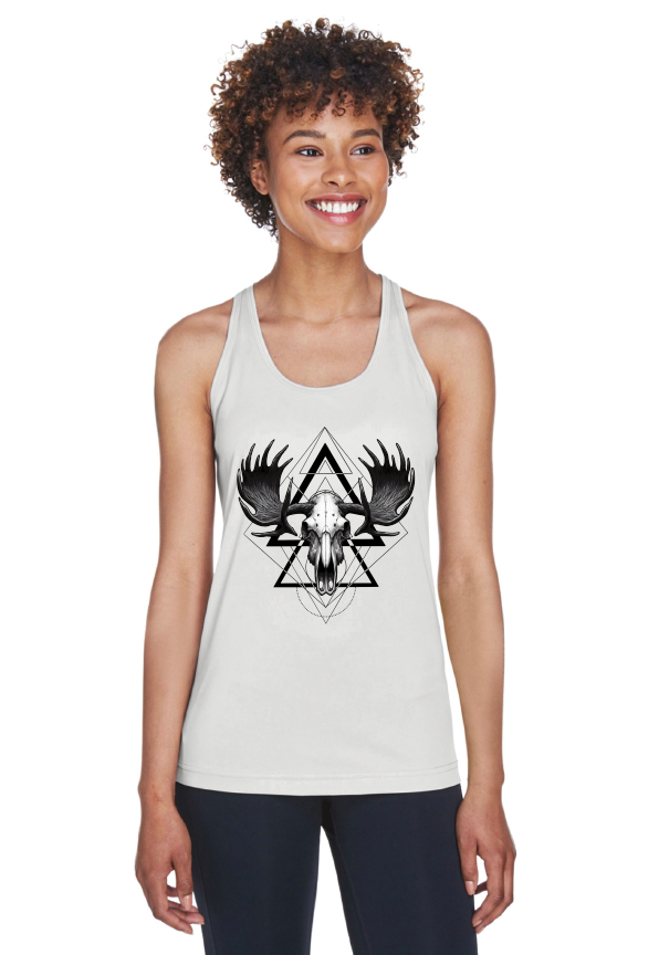 Moose  Skull Graphic Tee and Tank